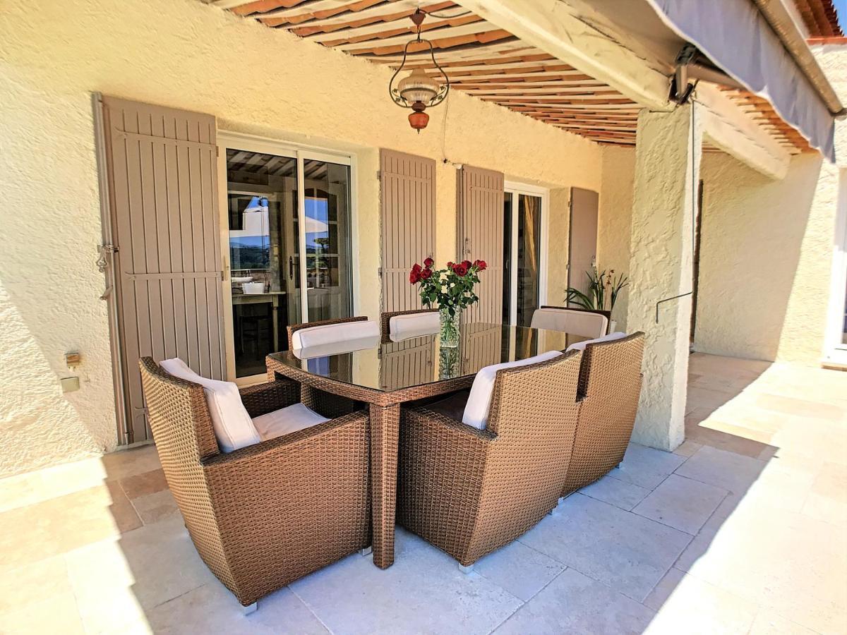 3 Bedrooms Villa Near Cannes - Pool & Jacuzzi - Sea View Mandelieu Eksteriør billede